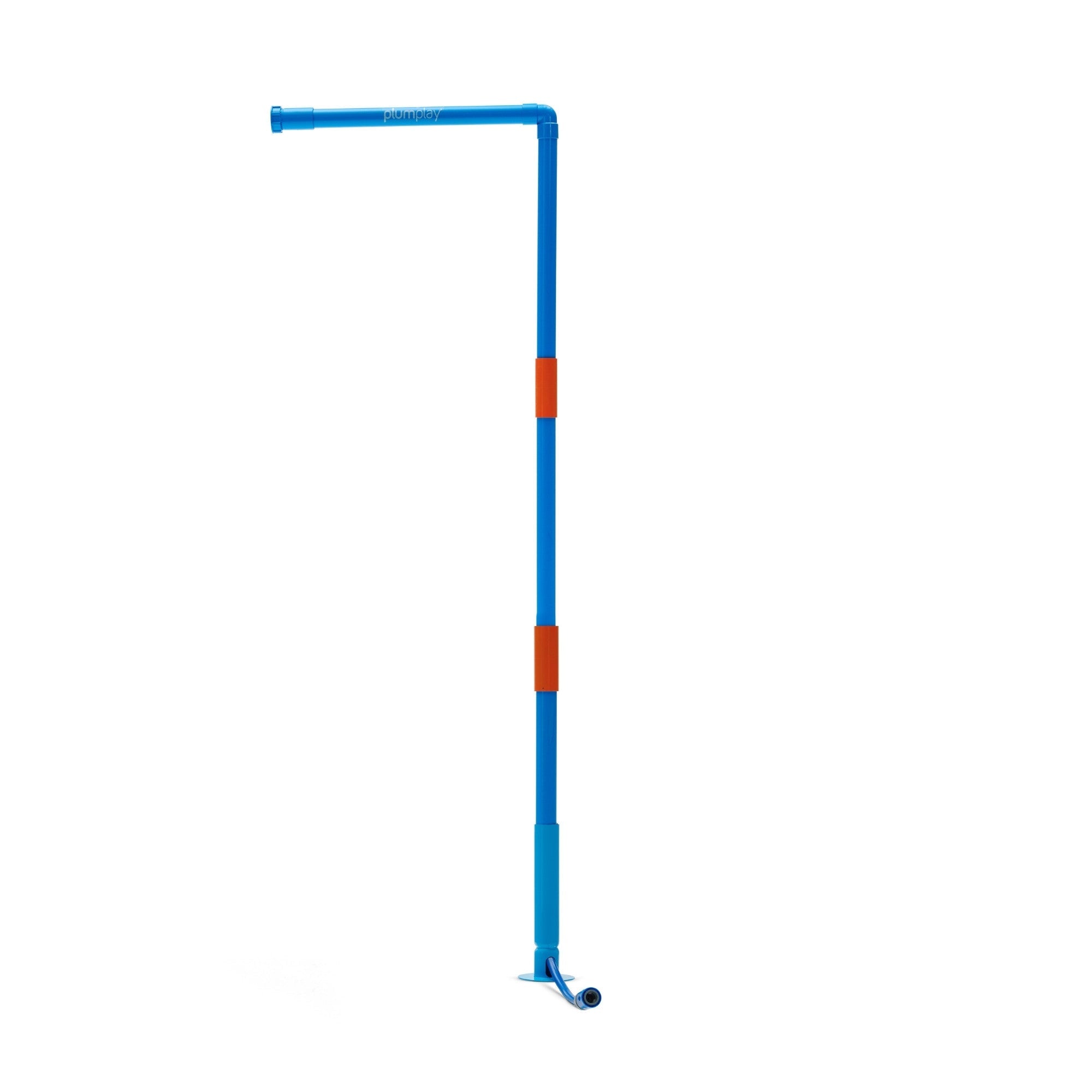 Plum Water Park Rain Wall with Height Adjustable Pole, Convenient and Easy to Store Summer Outdoor Water Play Backyard Toy, Suitable for Children 3 Years +, Blue