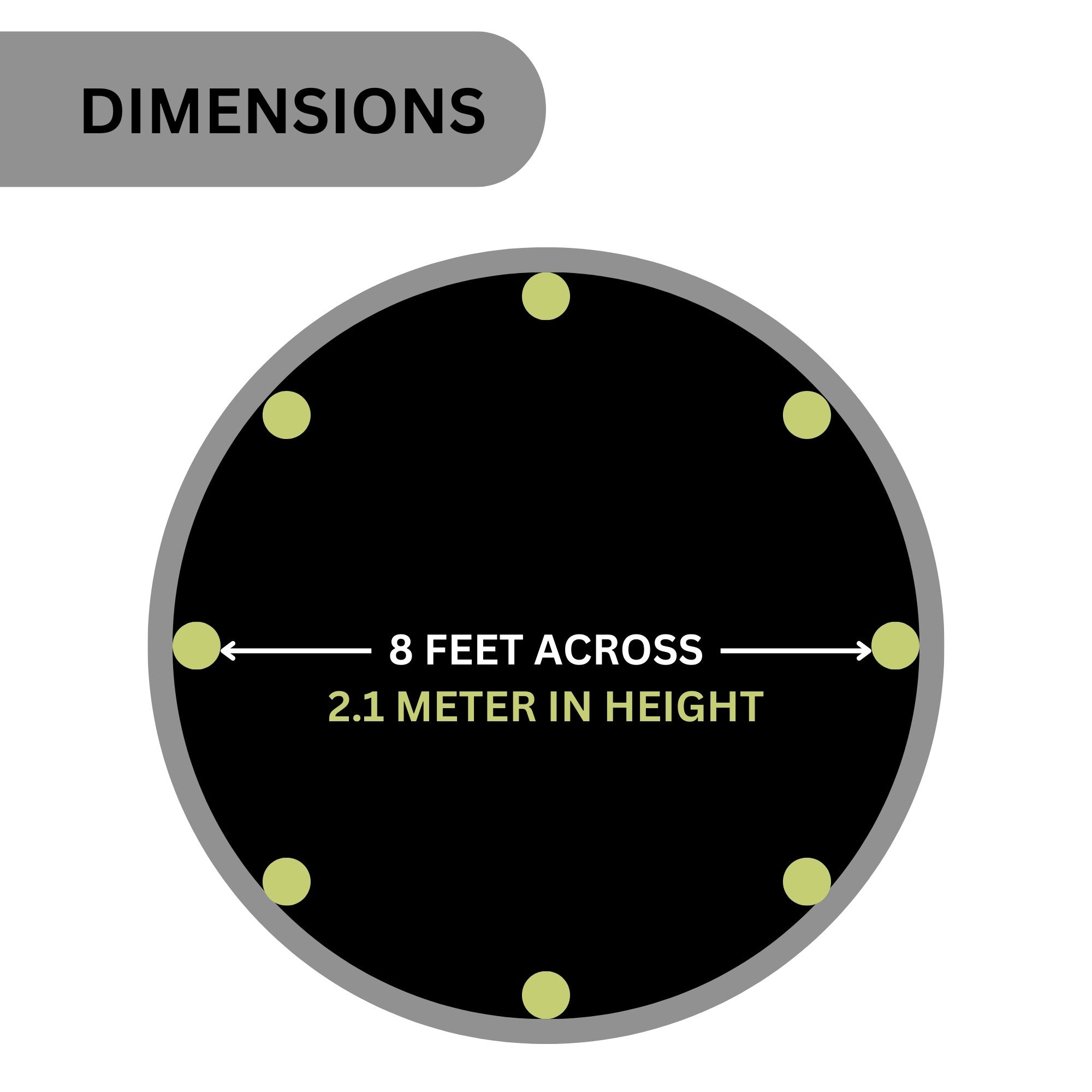 Plum 8ft Springsafe Jumper Trampoline with Enclosure, Safety Net and Foam Pad Protection, Stable Recreational Outdoor Toy with UV, Rust + Weather Protection, Suitable for Kids 6 Years and Above