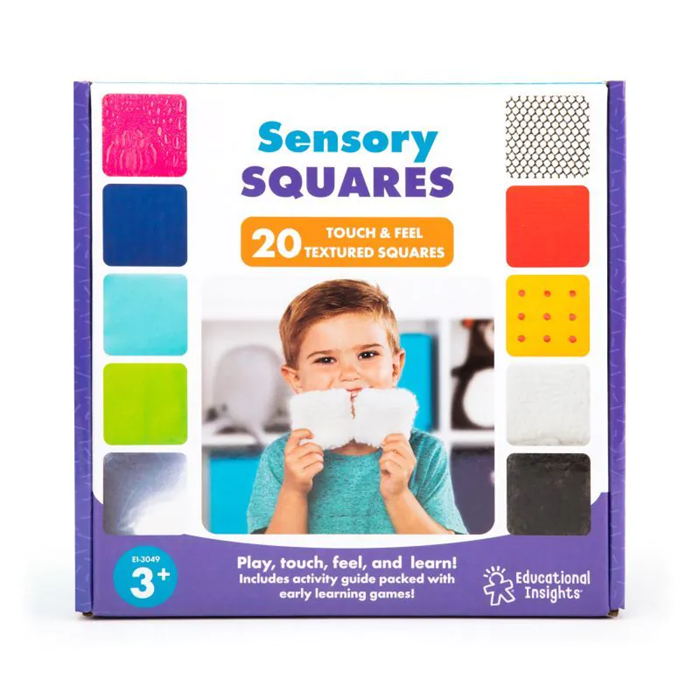 Touchables Texture Squares – Sensory Touch & Feel Learning Set with Activity Guide