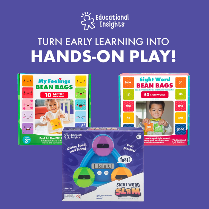 Educational Insights Storytelling Bean Bags – Creative Language & Early Literacy Game (24-Piece Set, Ages 3+)