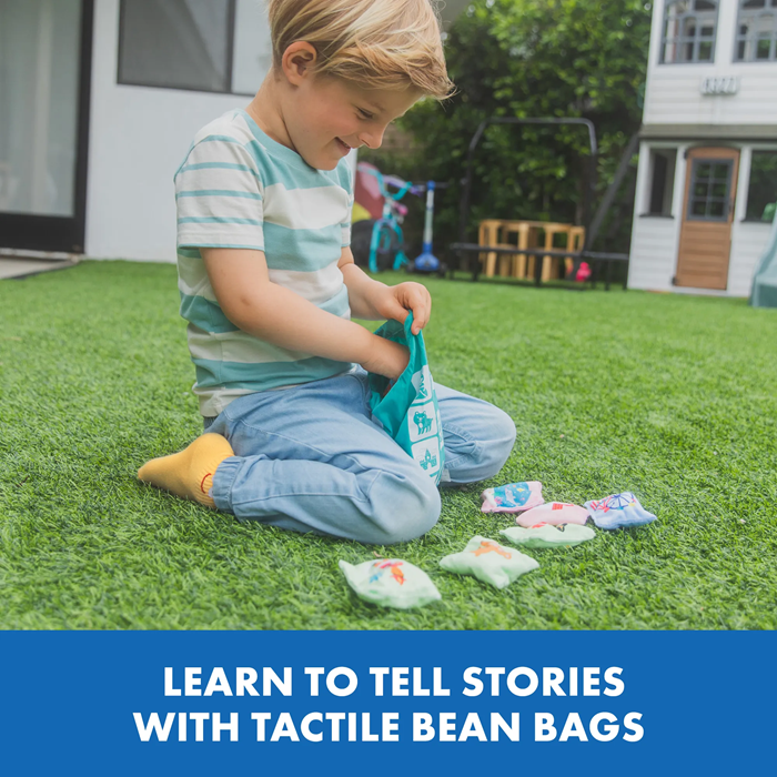Educational Insights Storytelling Bean Bags – Creative Language & Early Literacy Game (24-Piece Set, Ages 3+)