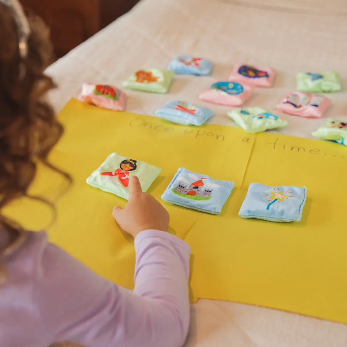 Educational Insights Storytelling Bean Bags – Creative Language & Early Literacy Game (24-Piece Set, Ages 3+)