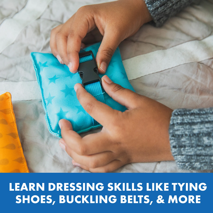 Educational Insights Dressing Skills Bean Bags – Hands-On Dressing & Fine Motor Learning Set (Ages 4+)