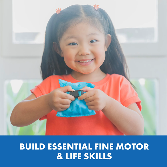 Educational Insights Dressing Skills Bean Bags – Hands-On Dressing & Fine Motor Learning Set (Ages 4+)