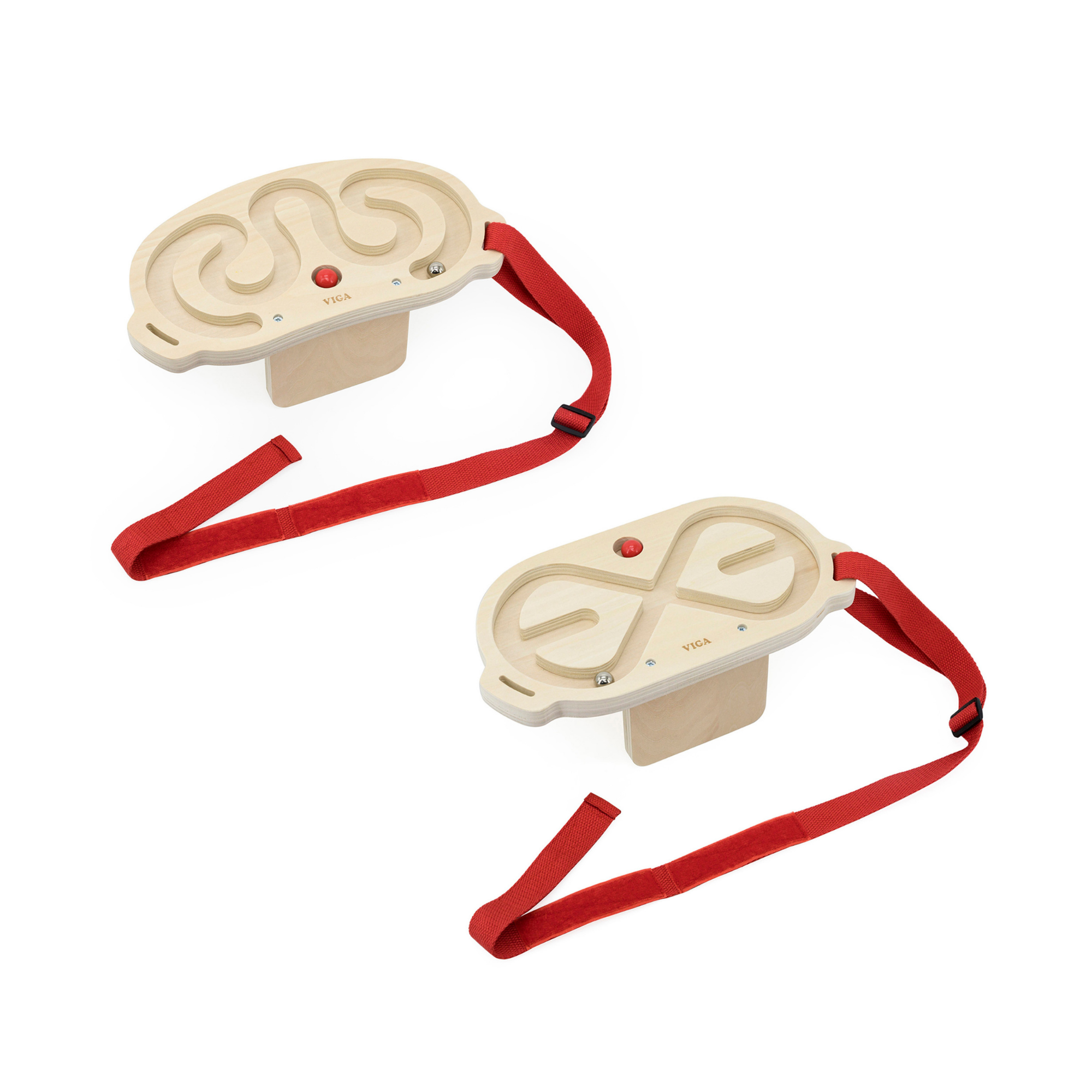 Viga Body Balace, Ball-in-a-Maze Puzzle, Montessori Wooden Toy, Develops Sensory, Cognitive & Fine Motor Skills, Non-Toxic & Eco-friendly Kids Educational Toy, Suitable for Boys and Girls Aged 3Y+