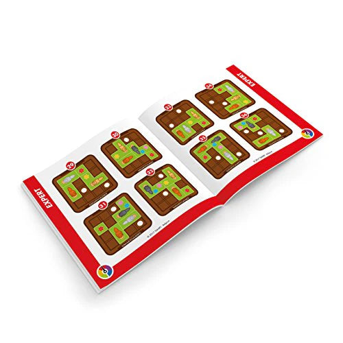 SmartGames Squirrels Go Nuts!, Fun IQ Brain Teaser Puzzle, Cognitive Development STEM Toy with 60+ Challenges, Travel Friendly Tabletop Educational Matching Puzzle Game, Suitable for Children Above 6+