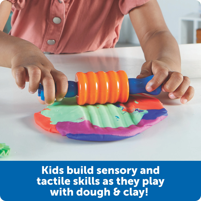 Learning Resources Helping Hands Tactile Tools – 4-Piece Fine Motor & Sensory Play Set