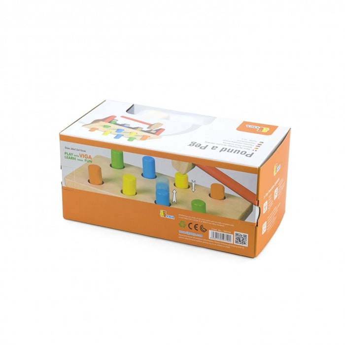Viga Hammer Bench Toy – Wooden Pound & Tap Activity Playset