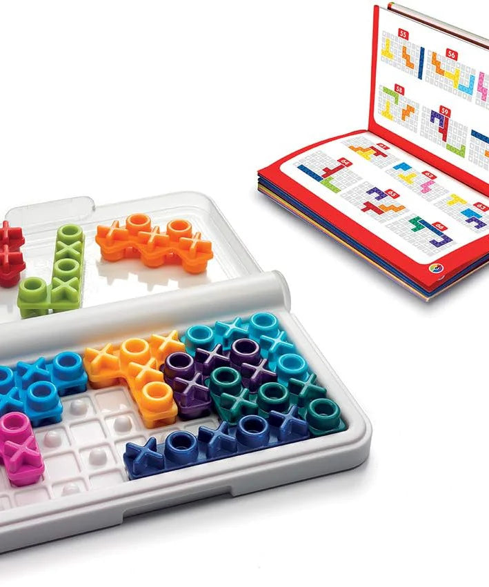 SmartGames Cats and Boxes, Fun IQ Brain Teaser Puzzle, Cognitive Development STEM Toy with 60+ Challenges, Travel Friendly Tabletop Educational Matching Puzzle Game, Suitable for Children Above 7+