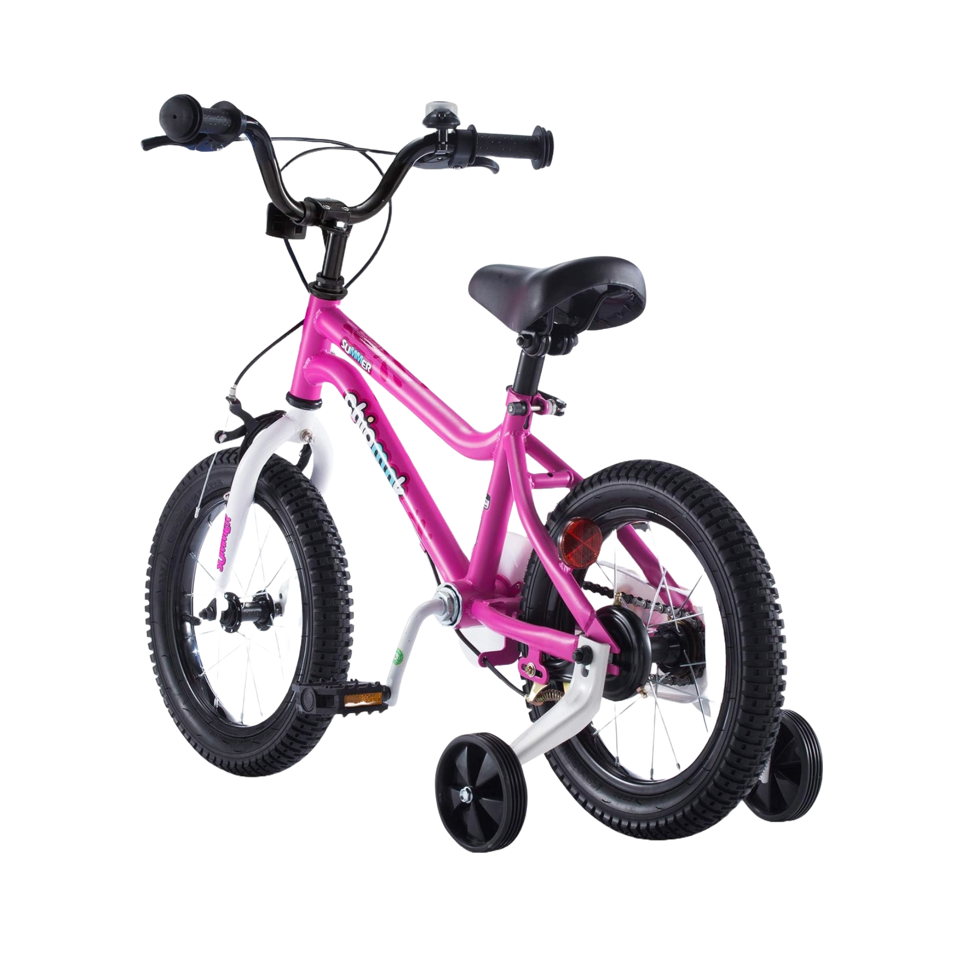 Chipmunk MK 12 Inch Bicycle with Lightweight Steel Frame, Adjustable Seat and Handle, Front + Rear Brakes, 95% Pre-Assembled Kid's Bikes with Training Wheels for Children 2-5 Years Old, Black