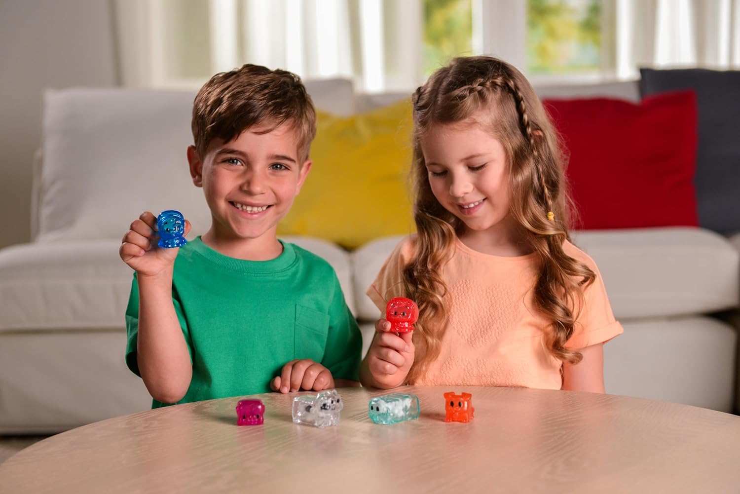 Goliath Jelly Blox Tractor Set, 12 Piece Toddler & Preschool Building Blocks, Ouch-Free Tactile & Sensory Play Fidget Toy, Stackable, Squishable & Stretchable Blocks Suitable for Boys & Girls Aged 2+
