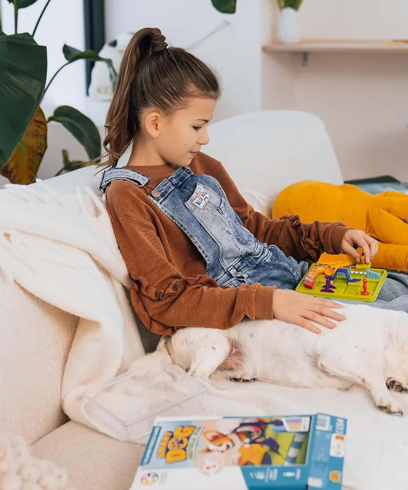 SmartGames Counting Sheep, Fun IQ Brain Teaser Puzzle, Cognitive Development STEM Toy with 60+ Challenges, Travel Friendly Tabletop Educational Matching Puzzle Game, Suitable for Children Above 7+