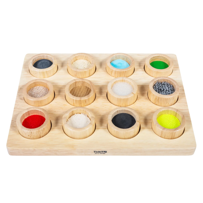 TickiT Touch & Match Board – Wooden Sensory Matching Game for Fine Motor Skills