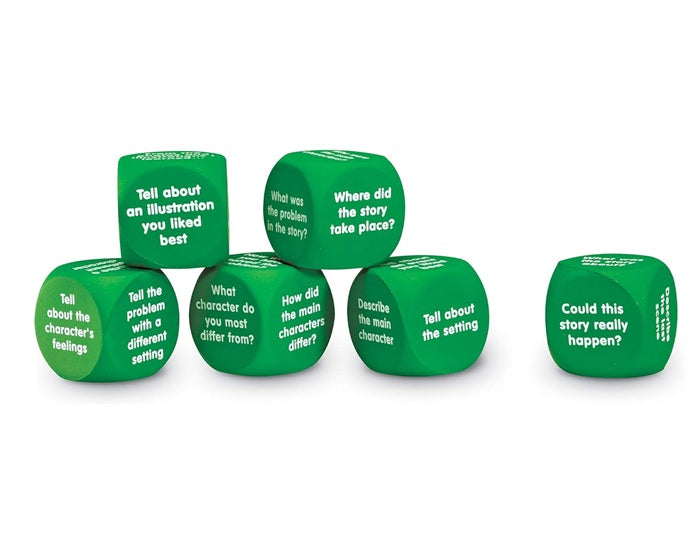 Learning Resources Retell a Story Cubes – 6 Foam Storytelling Dice for Reading & Creativity