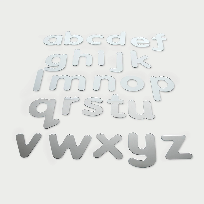 TickiT Mirror Letters – Reflective Alphabet Set for Early Literacy & Sensory Learning