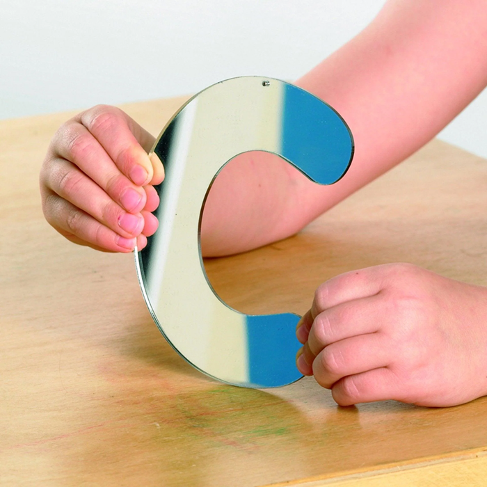 TickiT Mirror Letters – Reflective Alphabet Set for Early Literacy & Sensory Learning