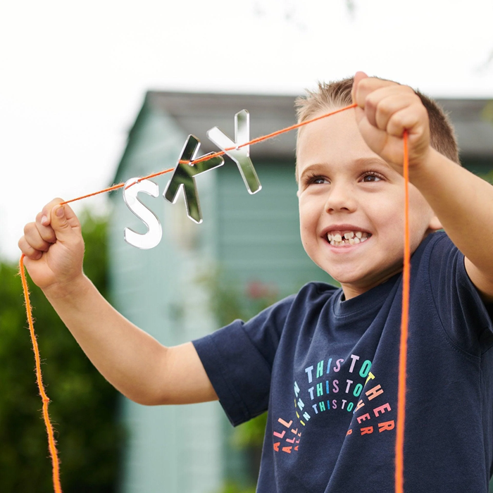 TickiT Mirror Letters – Reflective Alphabet Set for Early Literacy & Sensory Learning