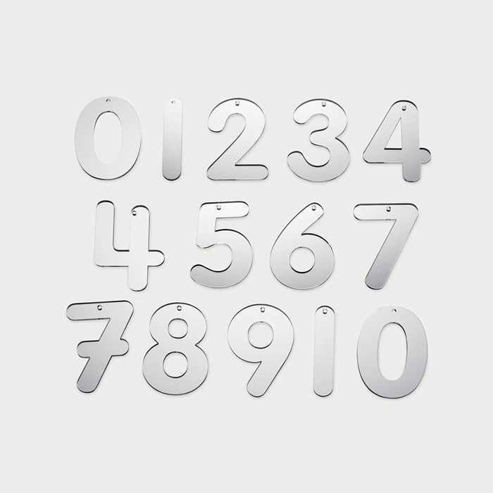 TickiT Mirror Numbers – Reflective Number Set for Early Math & Sensory Learning