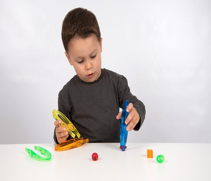 Tickit Translucent Colour Tweezers – Set of 12 Fine Motor & Sorting Tools for Early Learning (Ages 18 Months+)
