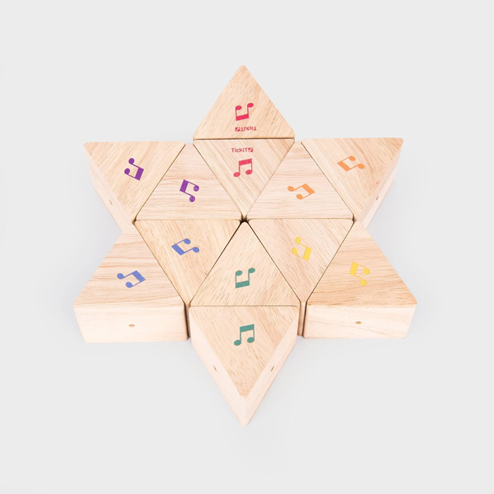 TickiT Sound Prism Set – Wooden Sensory Sound Exploration & Music Play Kit