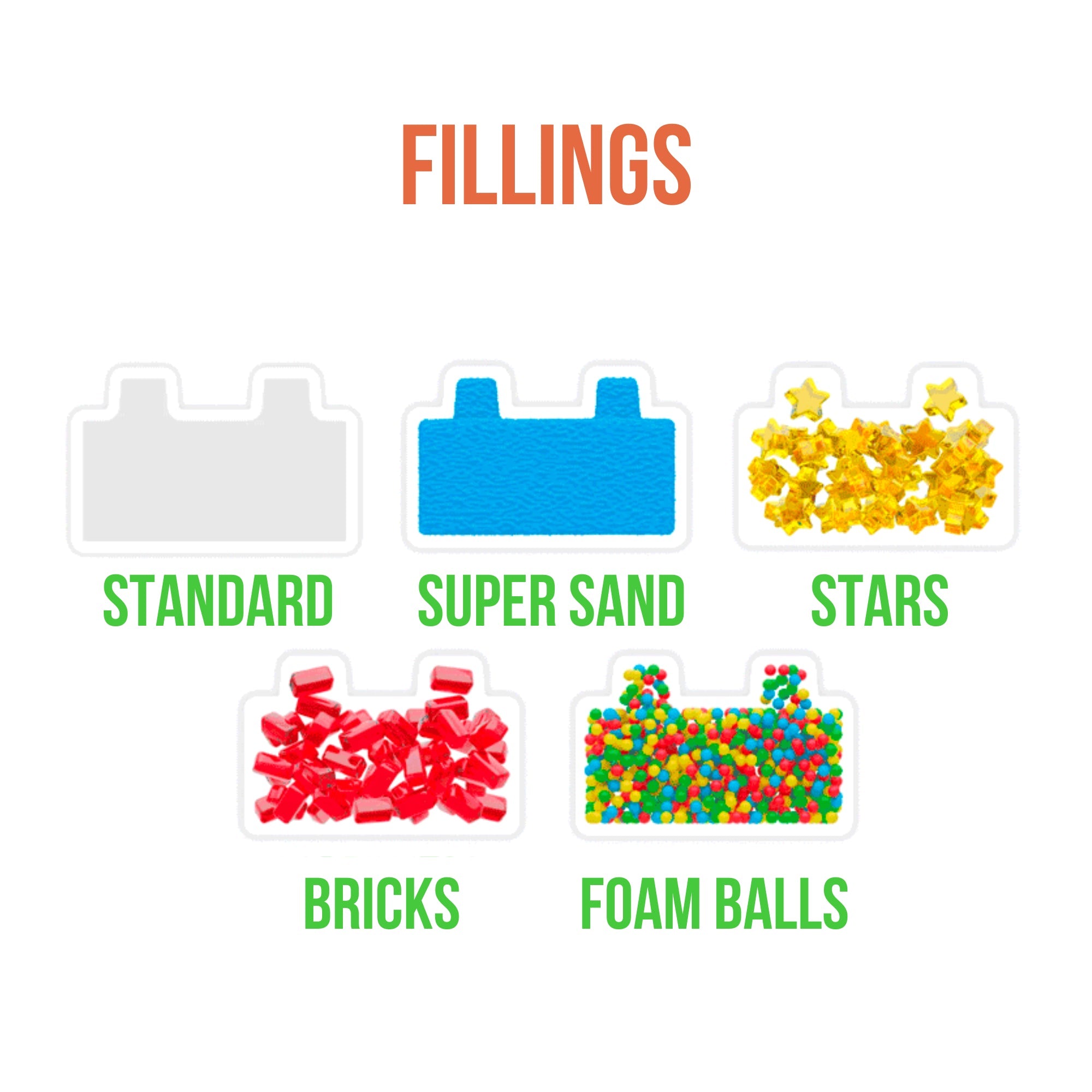 Goliath Jelly Blox Vrooom! Truck Kit, 35 Piece Toddler & Preschool Building Blocks, Ouch-Free Tactile & Sensory Play Fidget Toy, Stackable, Squishable & Stretchable Blocks for Boys & Girls Aged 2+