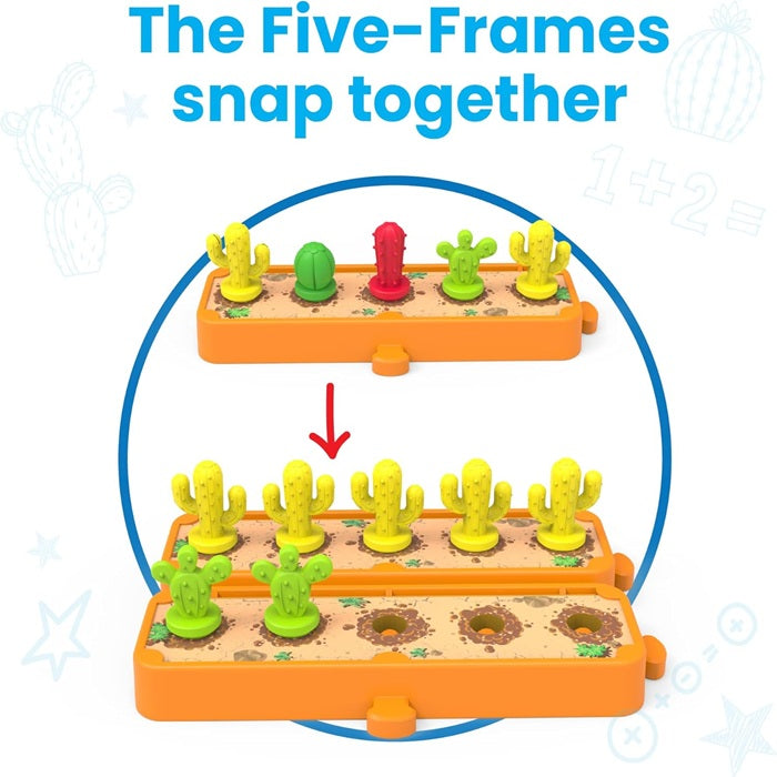 hand2mind Cactus Activity Kit from Learning Resources, Early Childhood Maths Activity Kit for Class, Numbers Knowledge, 67 Pieces, Ages 3+