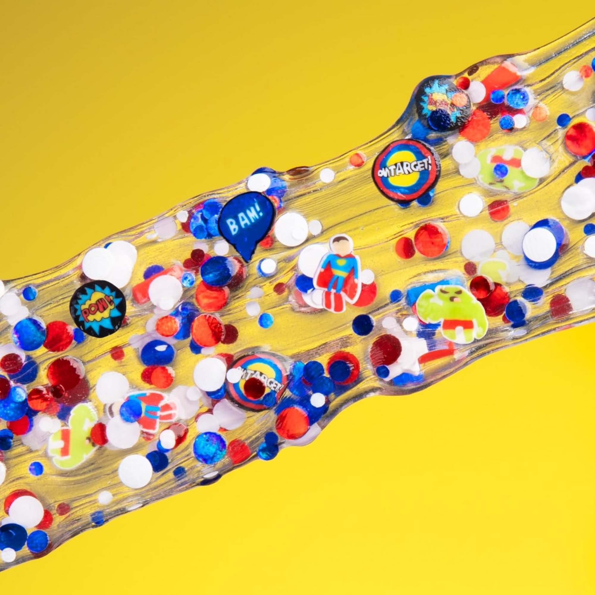 Crazy Aaron's Comic Book Thinking Putty, 4" Tin with 90g of Non-Toxic Sensory Play Putty which Never Dries Out, Soft Textured Creative Fidget Toy for Boys and Girls Ages 3Y+