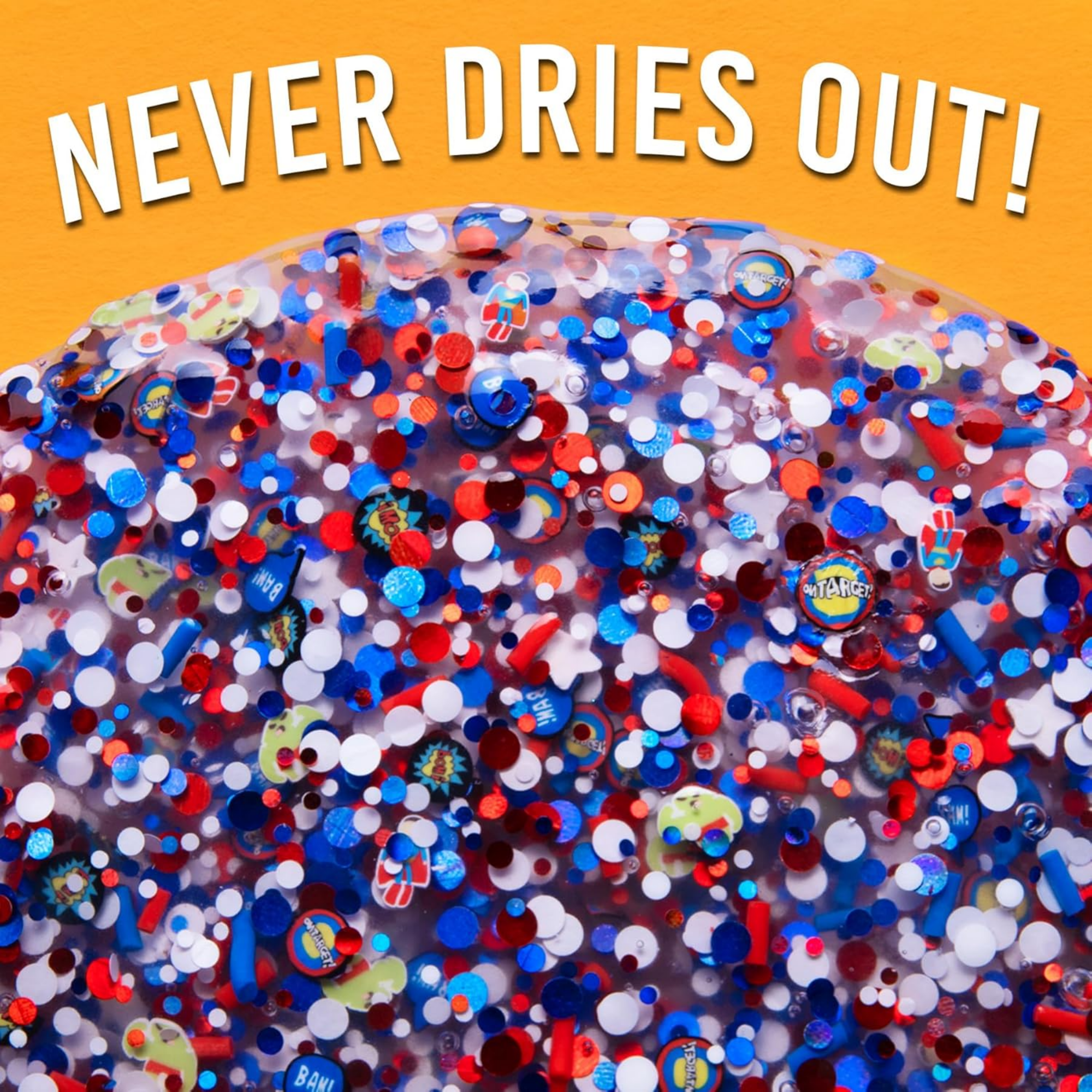 Crazy Aaron's Comic Book Thinking Putty, 4" Tin with 90g of Non-Toxic Sensory Play Putty which Never Dries Out, Soft Textured Creative Fidget Toy for Boys and Girls Ages 3Y+