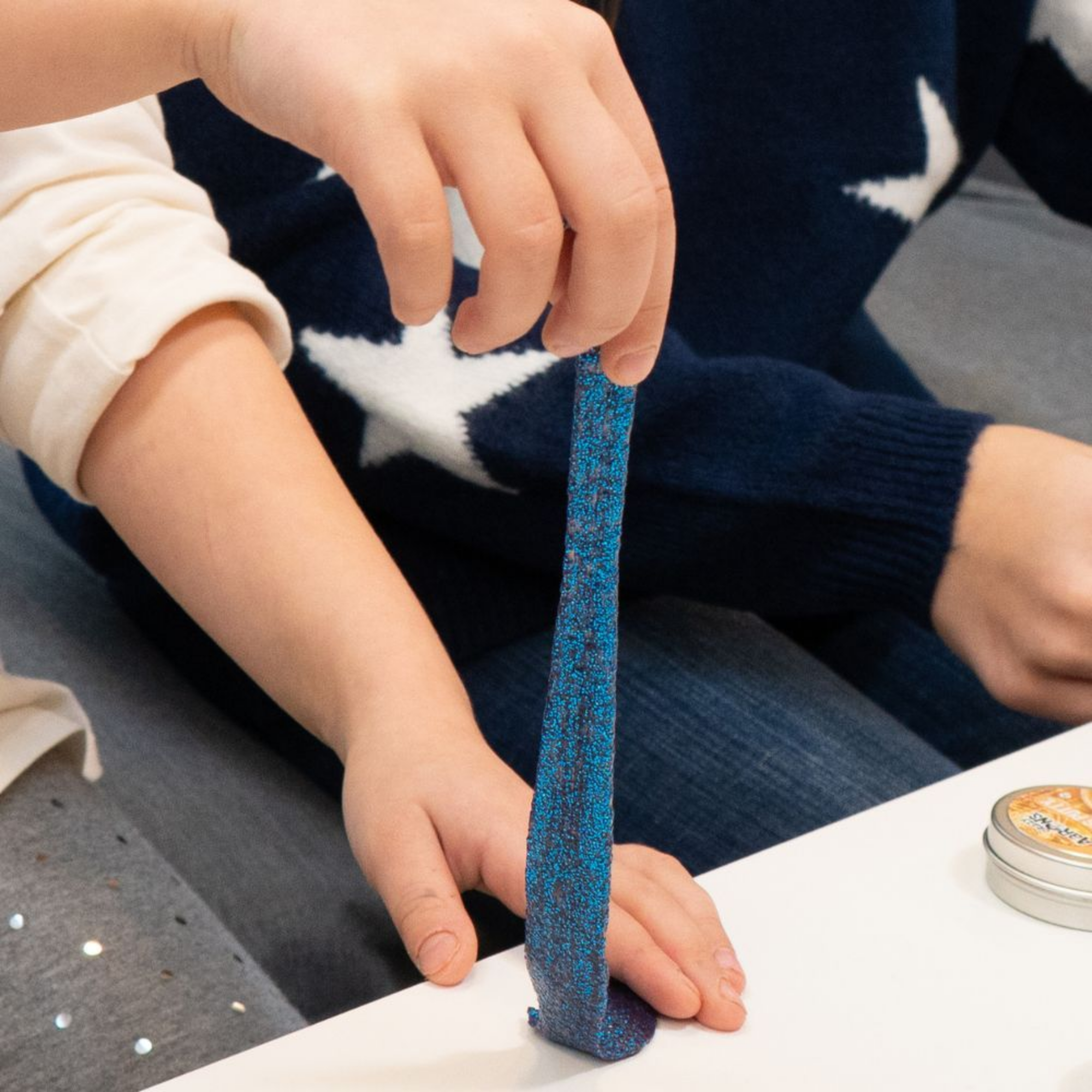 Crazy Aaron's Colour Shock Mini Coral Reef Thinking Putty, 2" Tin with 13g of Non-Toxic Sensory Play Putty which Never Dries Out, Soft Textured Creative Fidget Toy for Boys and Girls Ages 3Y+