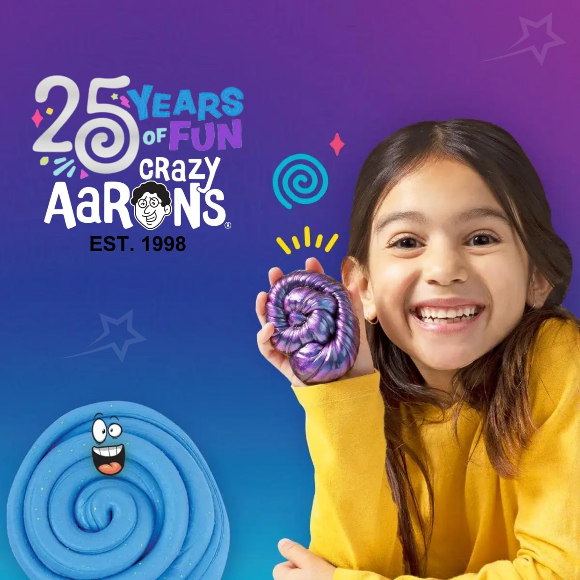 Crazy Aaron's Princess Pony Thinking Putty, 4" Tin with 90g of Non-Toxic Sensory Play Putty which Never Dries Out, Soft Textured Creative Fidget Toy for Boys and Girls Ages 3Y+