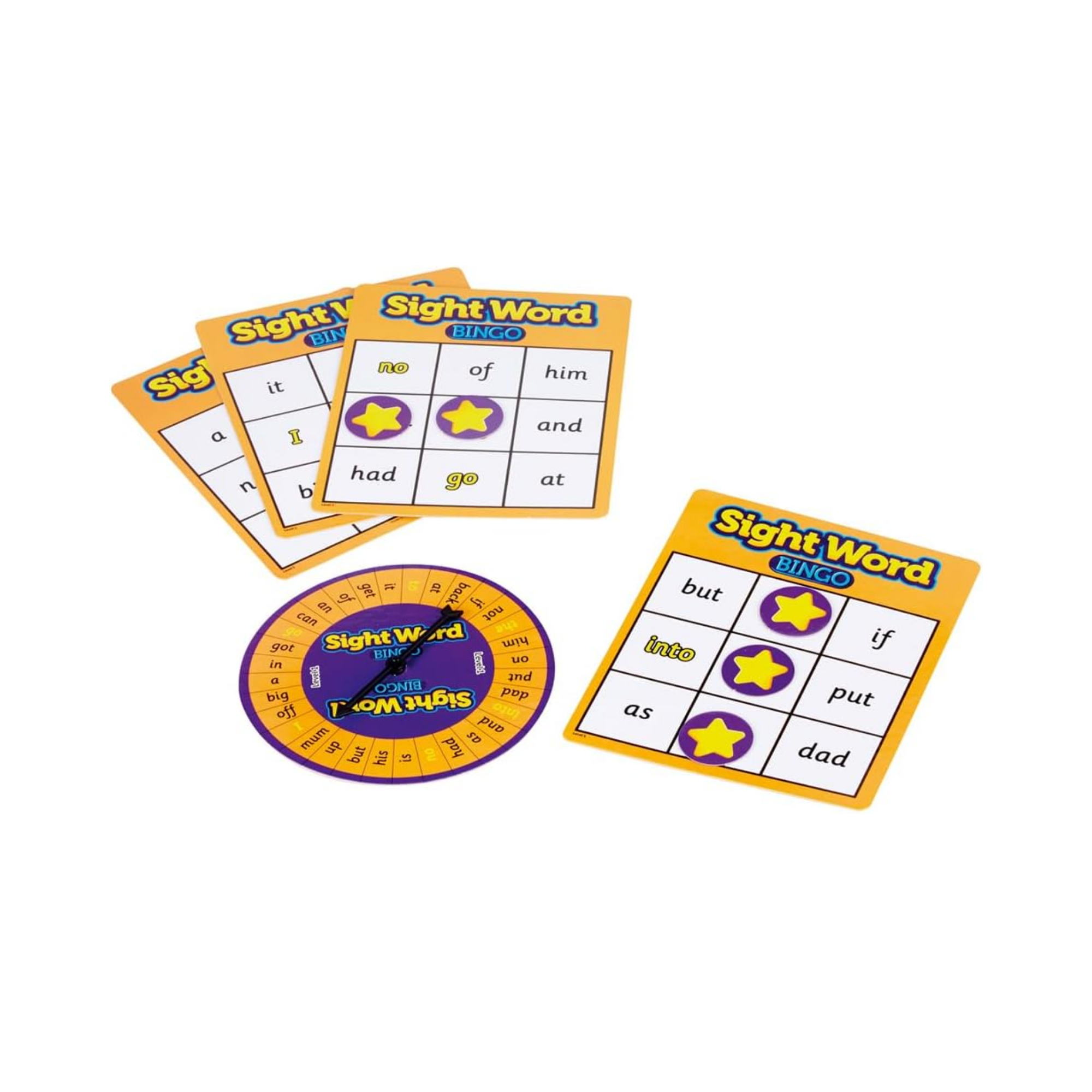 Learning Resources Sight Word Bingo, Phonics and Literacy Game for Kids, Fun Sight Word Practice, 2-4 Players, Multilingual Activity Guide, Ages 5+