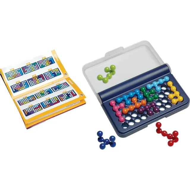 SmartGames IQ Fit, Fun IQ Brain Teaser Puzzle, Cognitive Development STEM Toy with 120+ Challenges, Travel Friendly Handheld Educational Matching Puzzle Game, Suitable for Children Above 6+