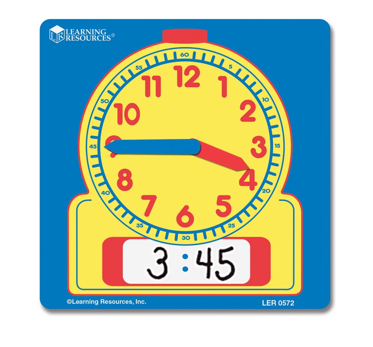 Learning Resources Write & Wipe Student Clocks, Set of 10, Ages 6+, Interactive Time-Telling Practice