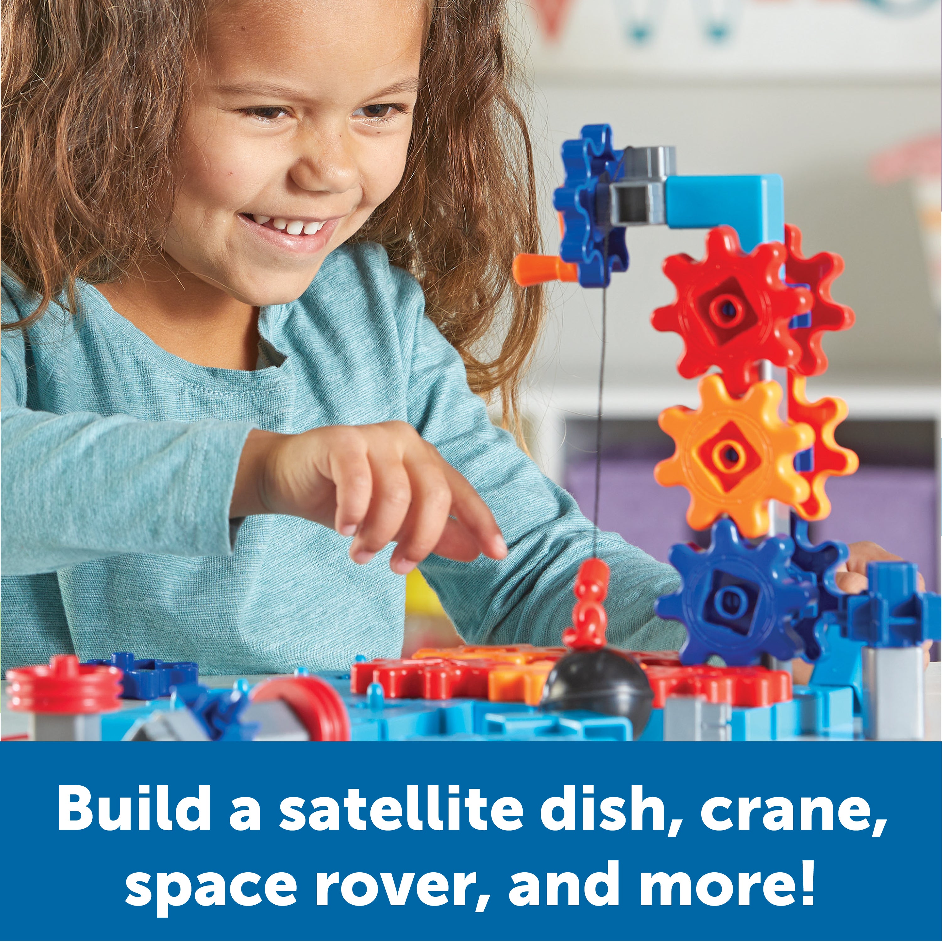 Learning Resources STEM Explorers Machine Makers, 50-Piece STEM Building Kit for Kids, Engineering Toys, Build-Your-Own Machines, Ages 5+, Includes Activity Cards