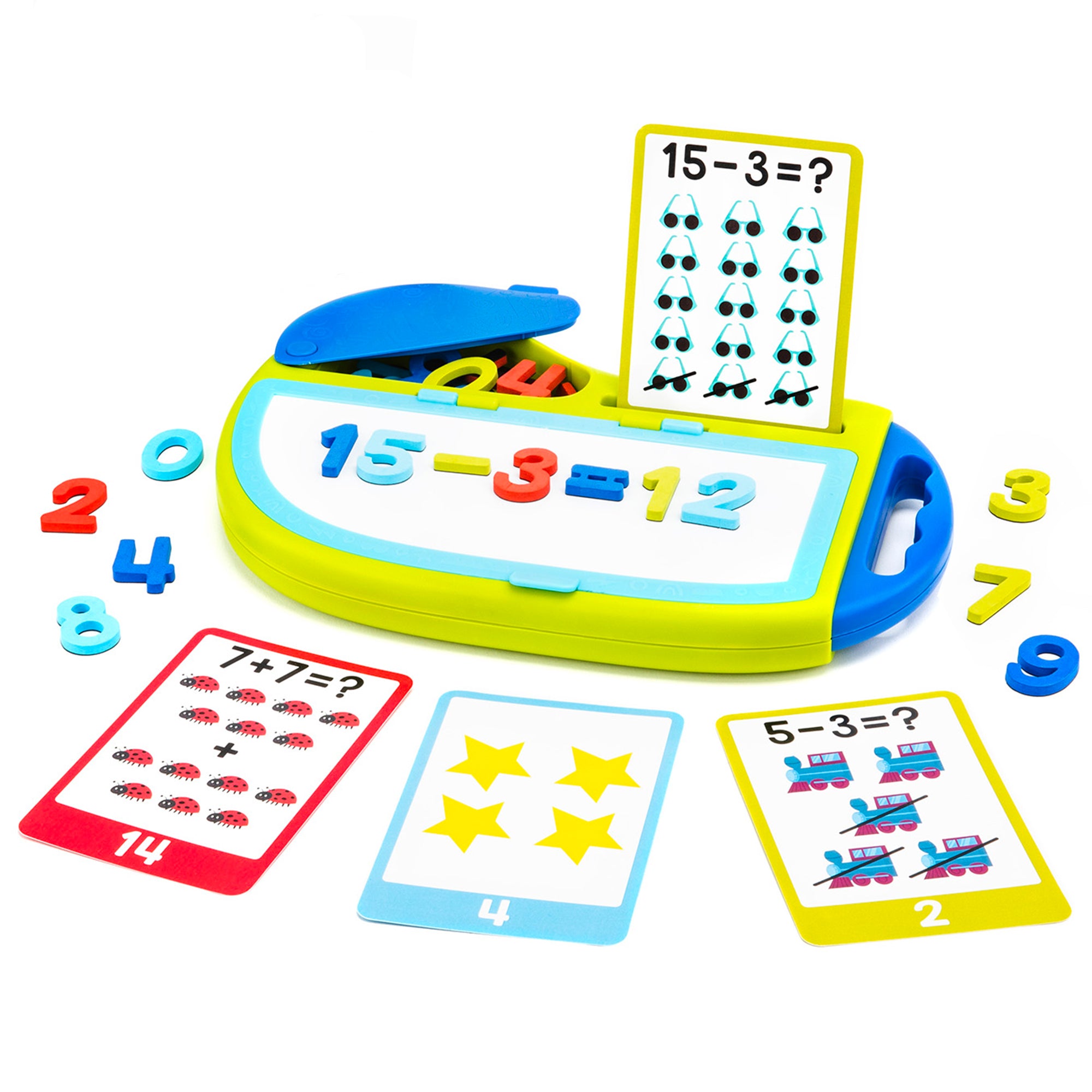 Learning Resources MathMagnets Go! Counting, Magnetic Maths Learning Set for Kids, Includes 42 Magnets & 30 Activity Cards, Ages 4+