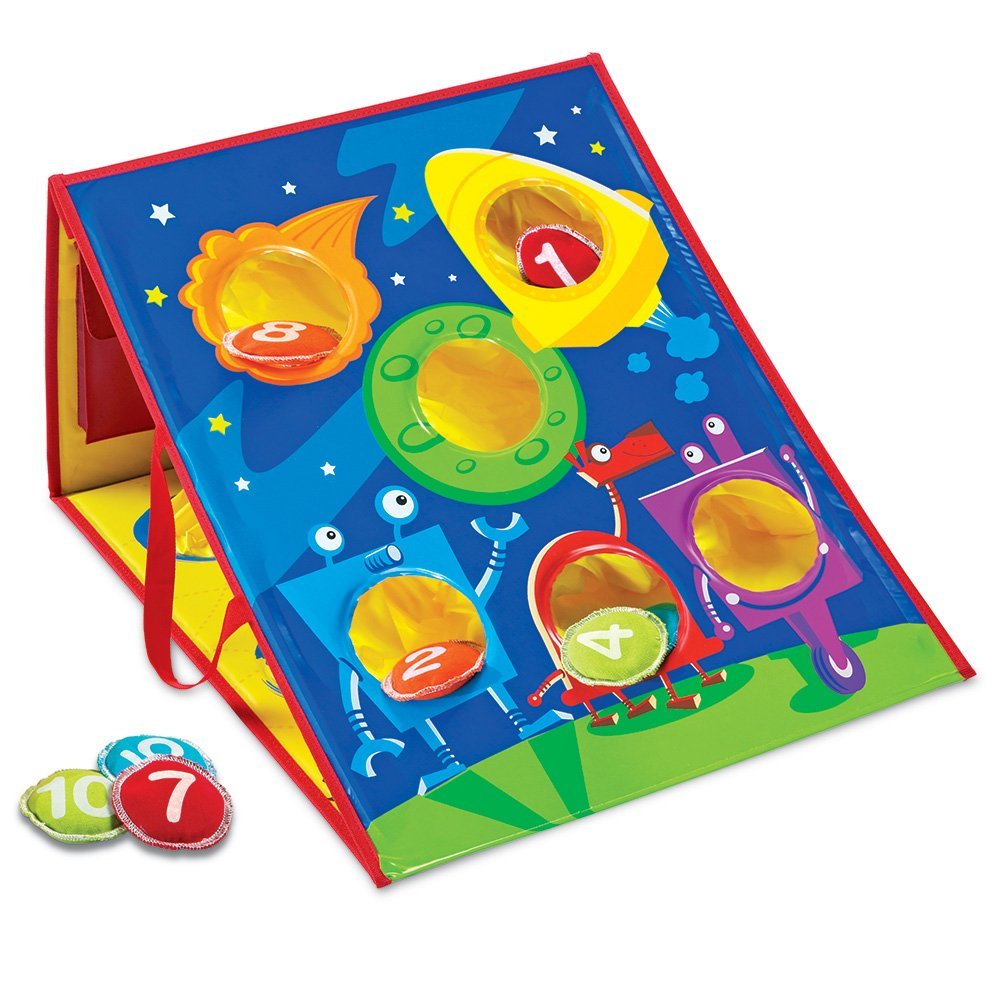 Learning Resources Smart Toss Early Skills Activity Set, Interactive Bean Bag Game for Physical and Numeracy Skill Development