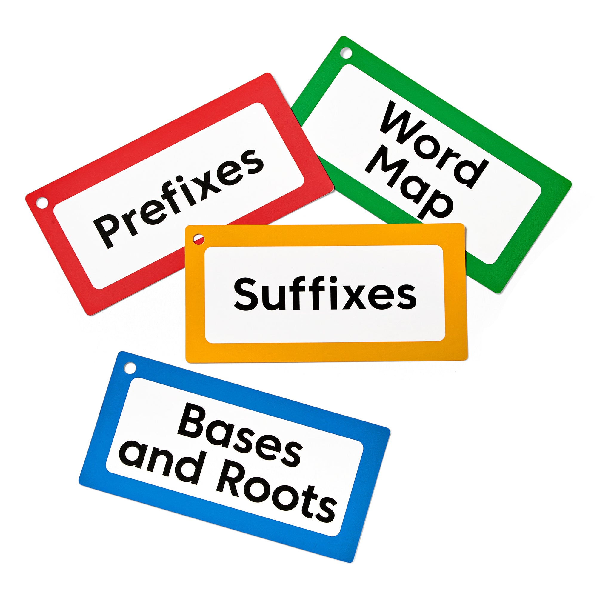 Learning Resources Morphology Wall Card Set, 215 Piece Literacy Resource for Teaching Prefixes, Suffixes, Root and Base Words, Color-Coded with Magnets and Teacher Guide, Ages 7 and Up