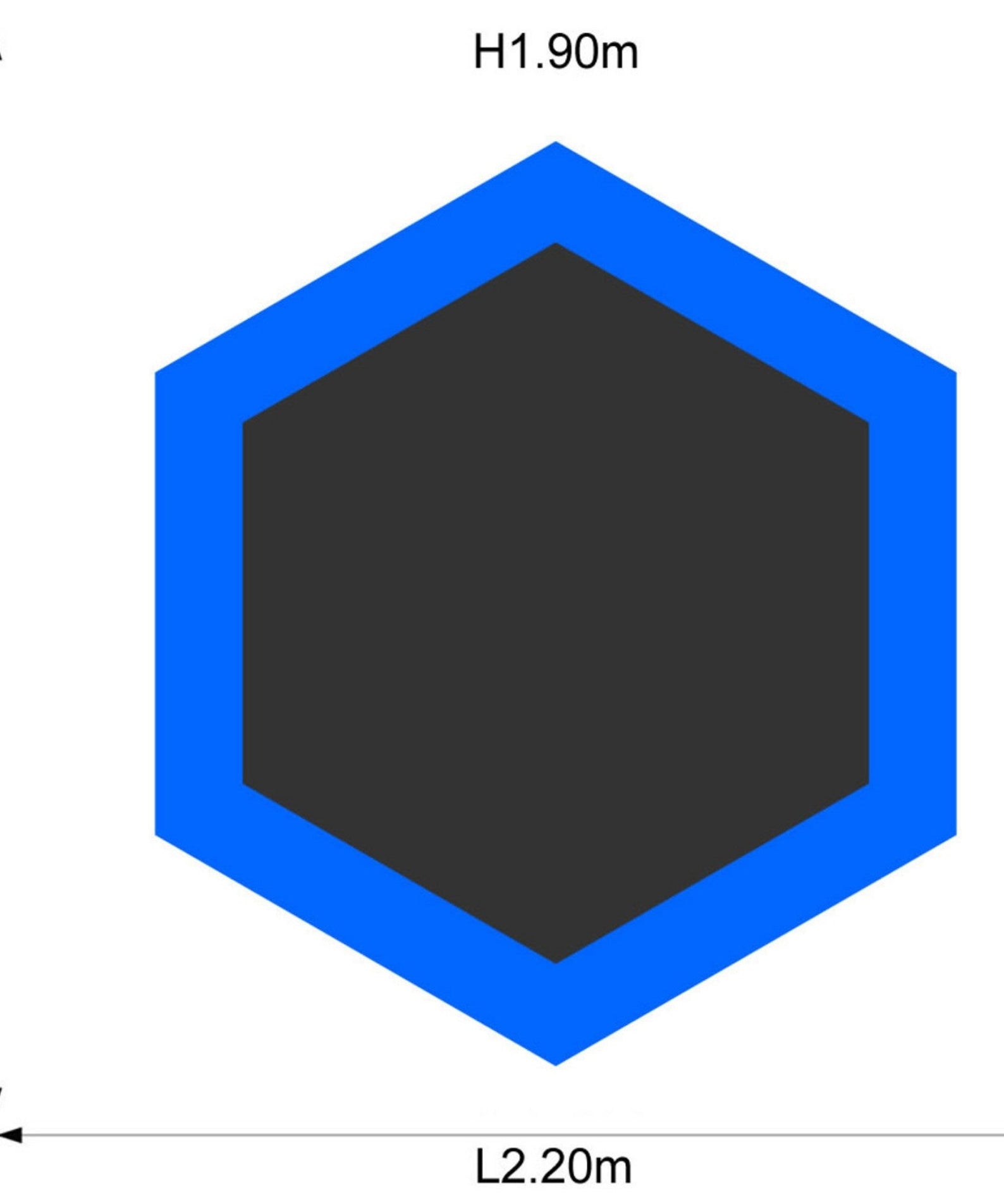 Plum 7ft Junior Jumper Trampoline with Enclosure, Safety Net and Foam Pad Protection, Stable Recreational Outdoor Toy with UV, Rust + Weather Protection, Suitable for Kids 3 Years and Above, Blue