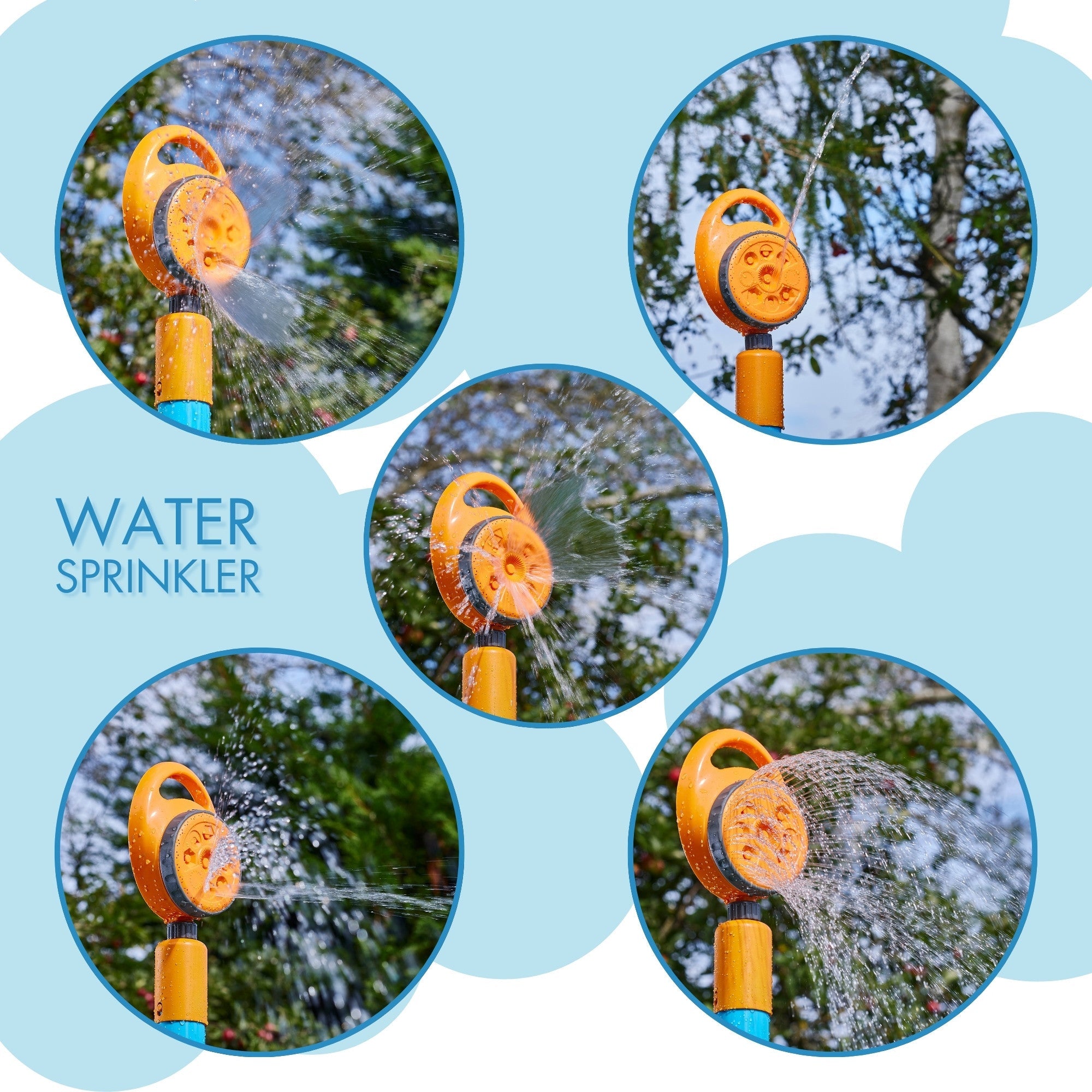 Plum Water Park Splash Station, Summer Outdoor Water Play Backyard Toy with 4ft Water Slide, Splash Pad, Bubble Blower, Revealing Wall and Water Sprinkler Accessories, Suitable for Children 3 Years +