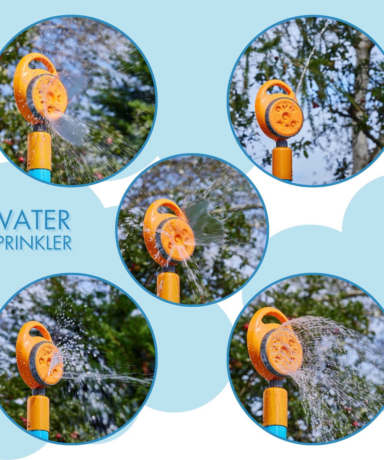 Plum Water Park Shower Tower, Summer Outdoor Water Play Backyard Toy with 6ft Water Slide, 3m Chute, Bubble Blower, Colour Revealing Wall and Water Sprinkler Accessories, for Children 3 Years +