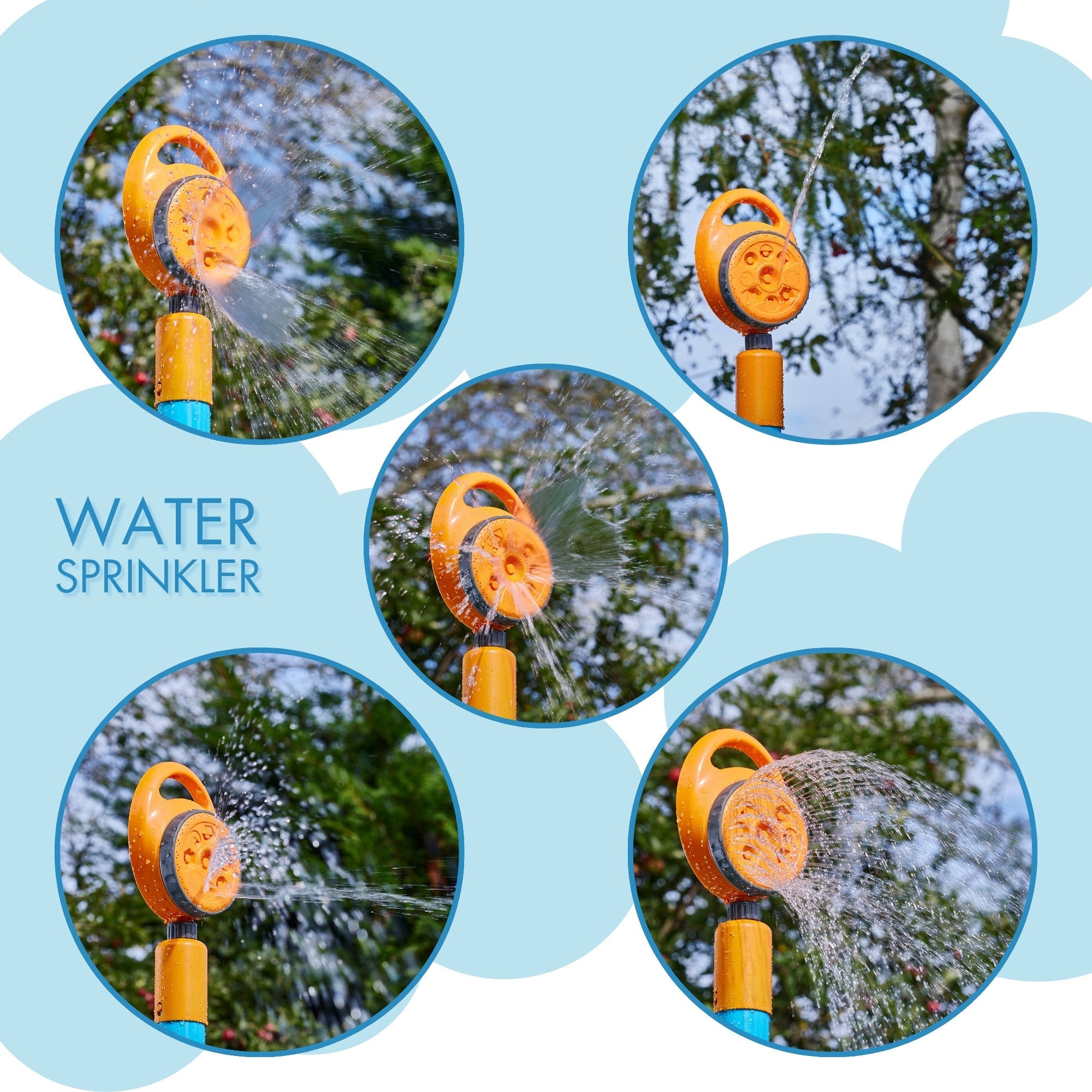 Plum Water Park Shower Tower, Summer Outdoor Water Play Backyard Toy with 6ft Water Slide, 3m Chute, Bubble Blower, Colour Revealing Wall and Water Sprinkler Accessories, for Children 3 Years +