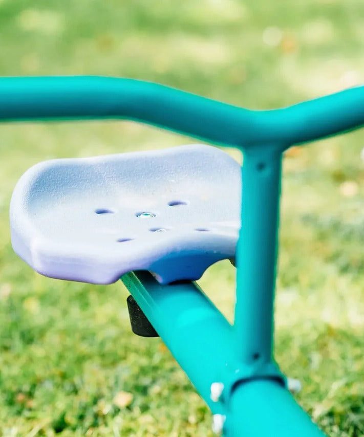 Plum Rotating Metal See Saw, 360° Rotation, Easy to Assemble Sturdy Metal Frame Design with 50kg Maximum Weight Capacity, Outdoor Toy Suitable for Children both Boys and Girls Aged 3 years and Above