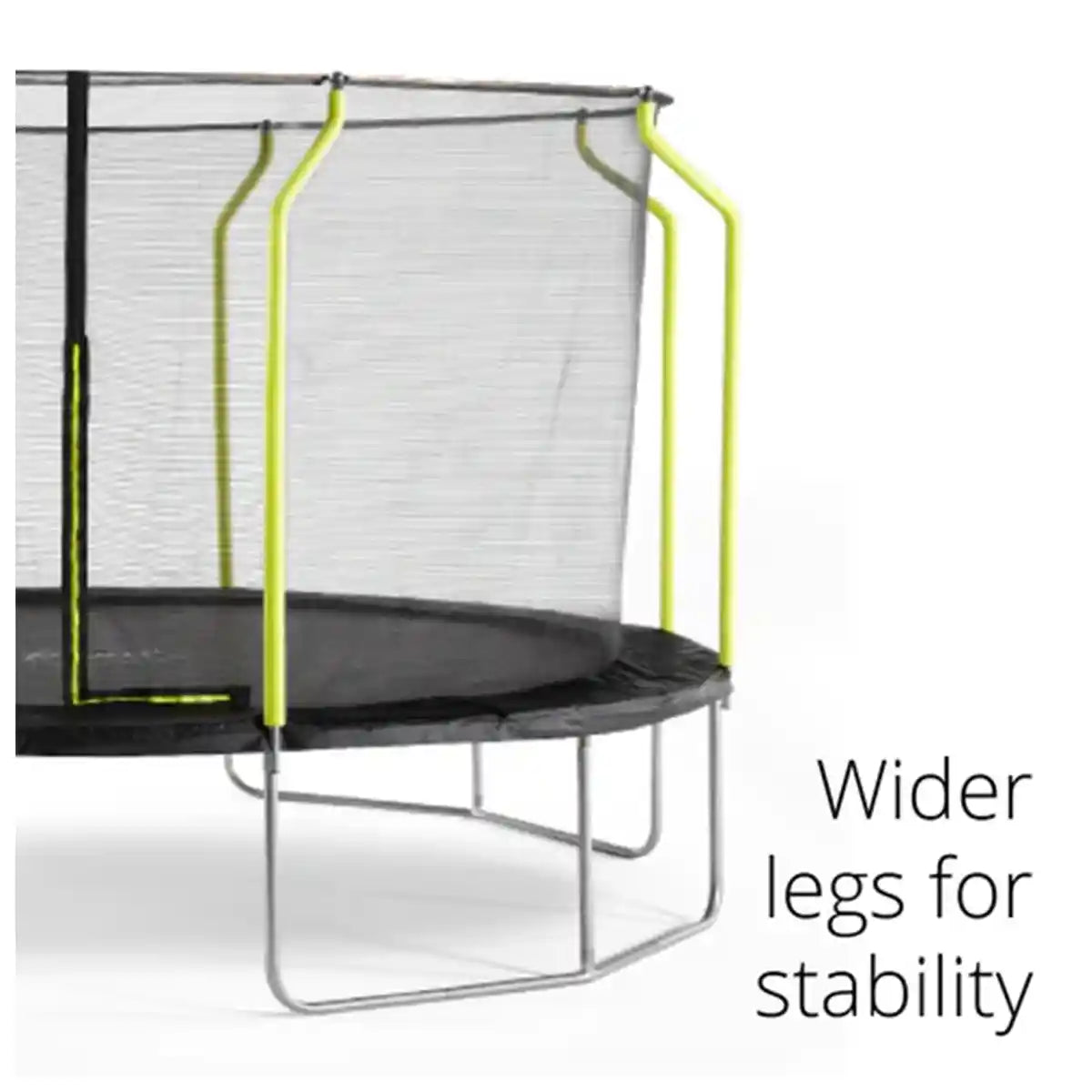 Plum 12ft Springsafe Jumper Trampoline with Enclosure & Safety Net, Outdoor Trampoline with Foam Pad Protection, Galvanized Steel Frame, UV & Weather Resistant, Kids Ages 6+