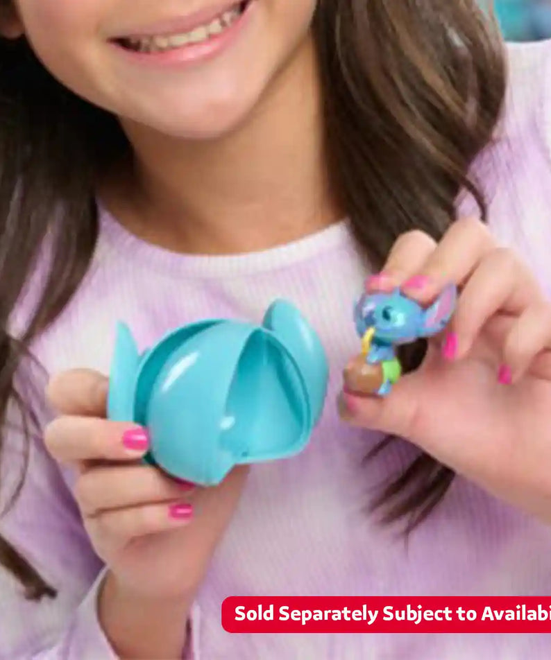 Just Play Disney Stitch Collectible Mini Figure Feed Me, Assorted, 2-Inch Toy, Lilo & Stitch Figure for Kids Ages 3+