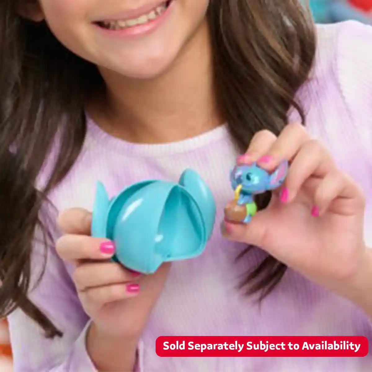 Just Play Disney Stitch Collectible Mini Figure Feed Me, Assorted, 2-Inch Toy, Lilo & Stitch Figure for Kids Ages 3+