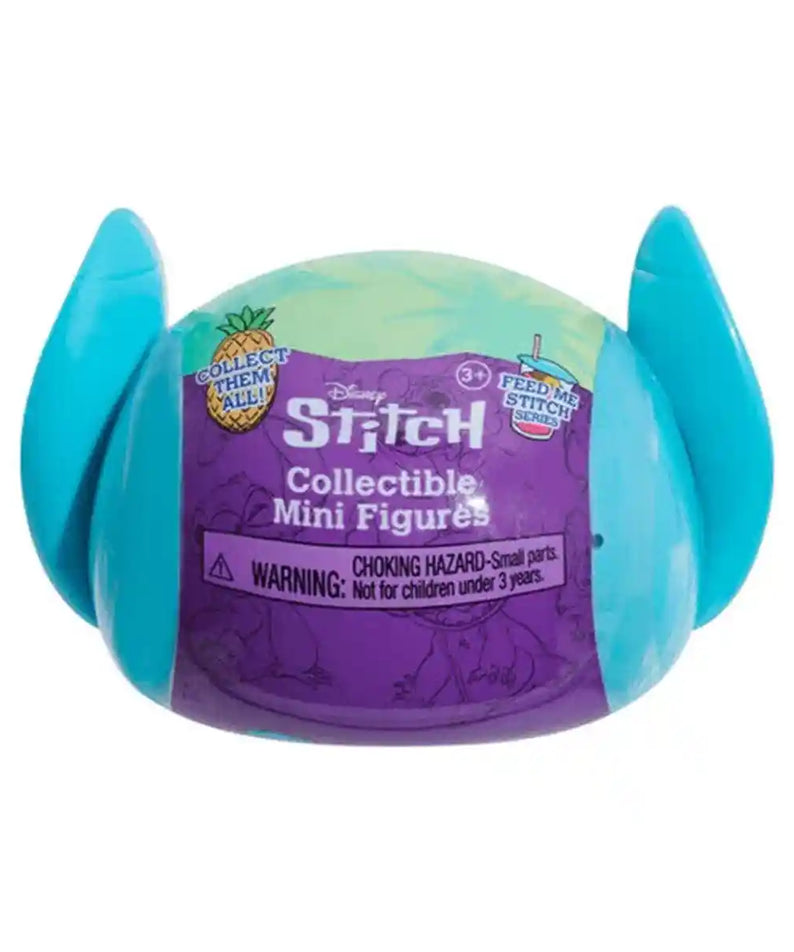 Just Play Disney Stitch Collectible Mini Figure Feed Me, Assorted, 2-Inch Toy, Lilo & Stitch Figure for Kids Ages 3+