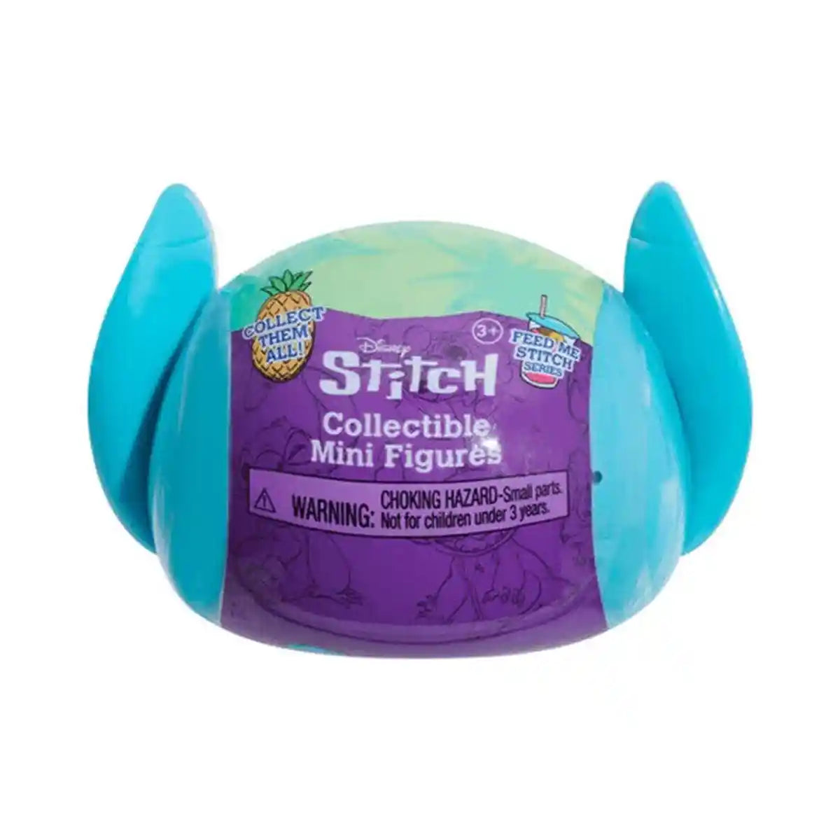 Just Play Disney Stitch Collectible Mini Figure Feed Me, Assorted, 2-Inch Toy, Lilo & Stitch Figure for Kids Ages 3+