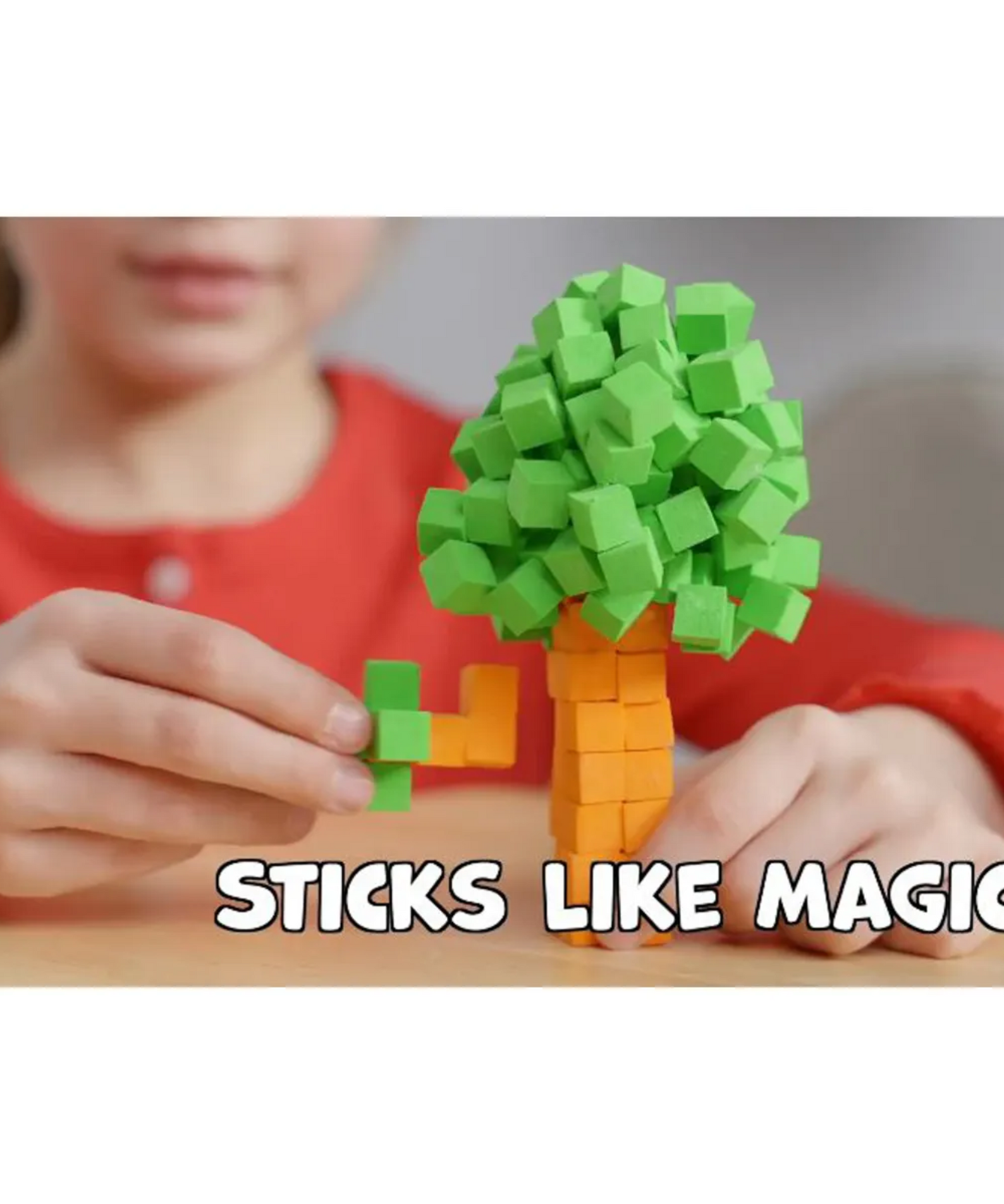 Play Visions FidlBitz - Revolutionary Cubes That Stick Together, But Not Sticky! (Bag of Bitz (Assorted Colors))