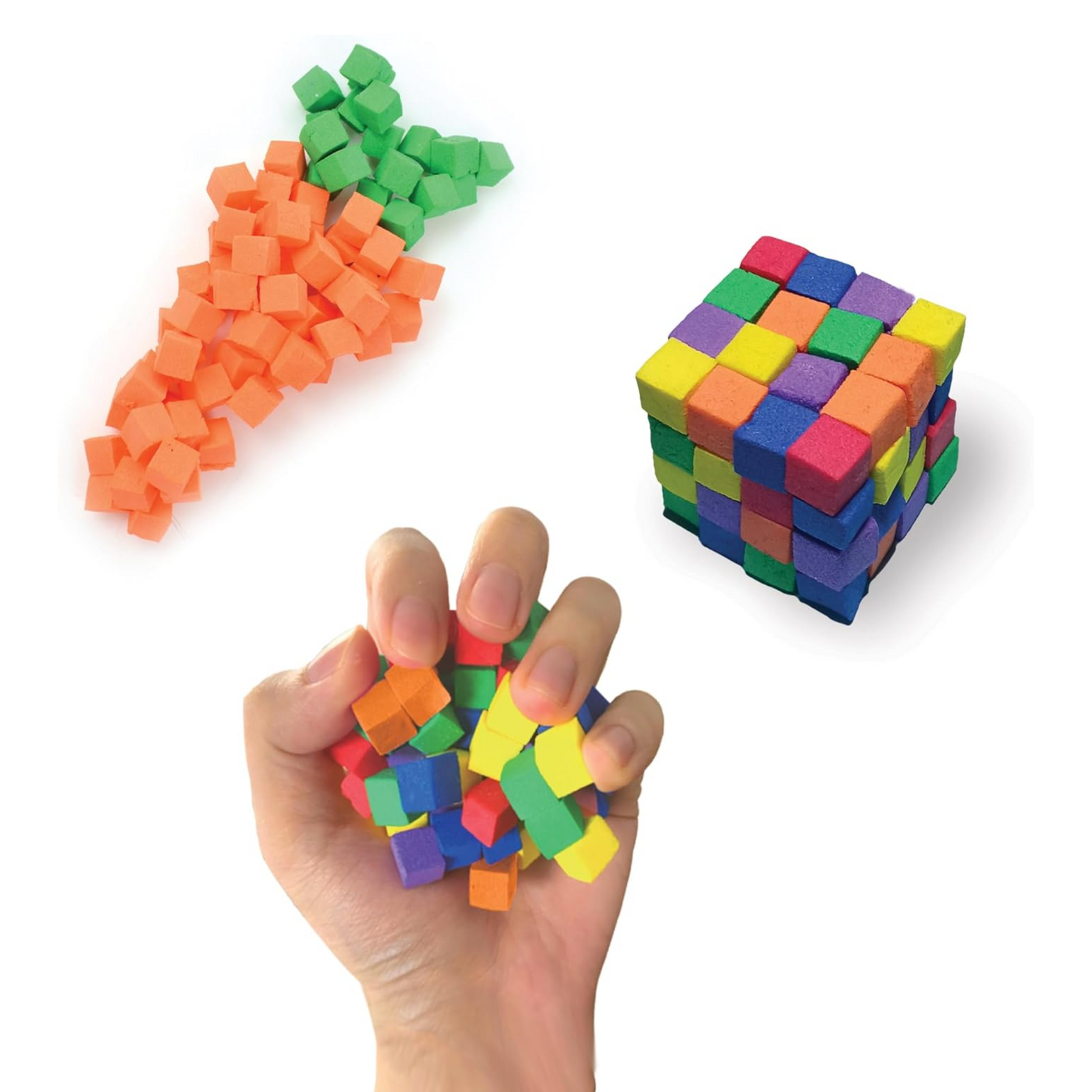 Play Visions FidlBitz - Revolutionary Cubes That Stick Together, But Not Sticky! (Deluxe Set)
