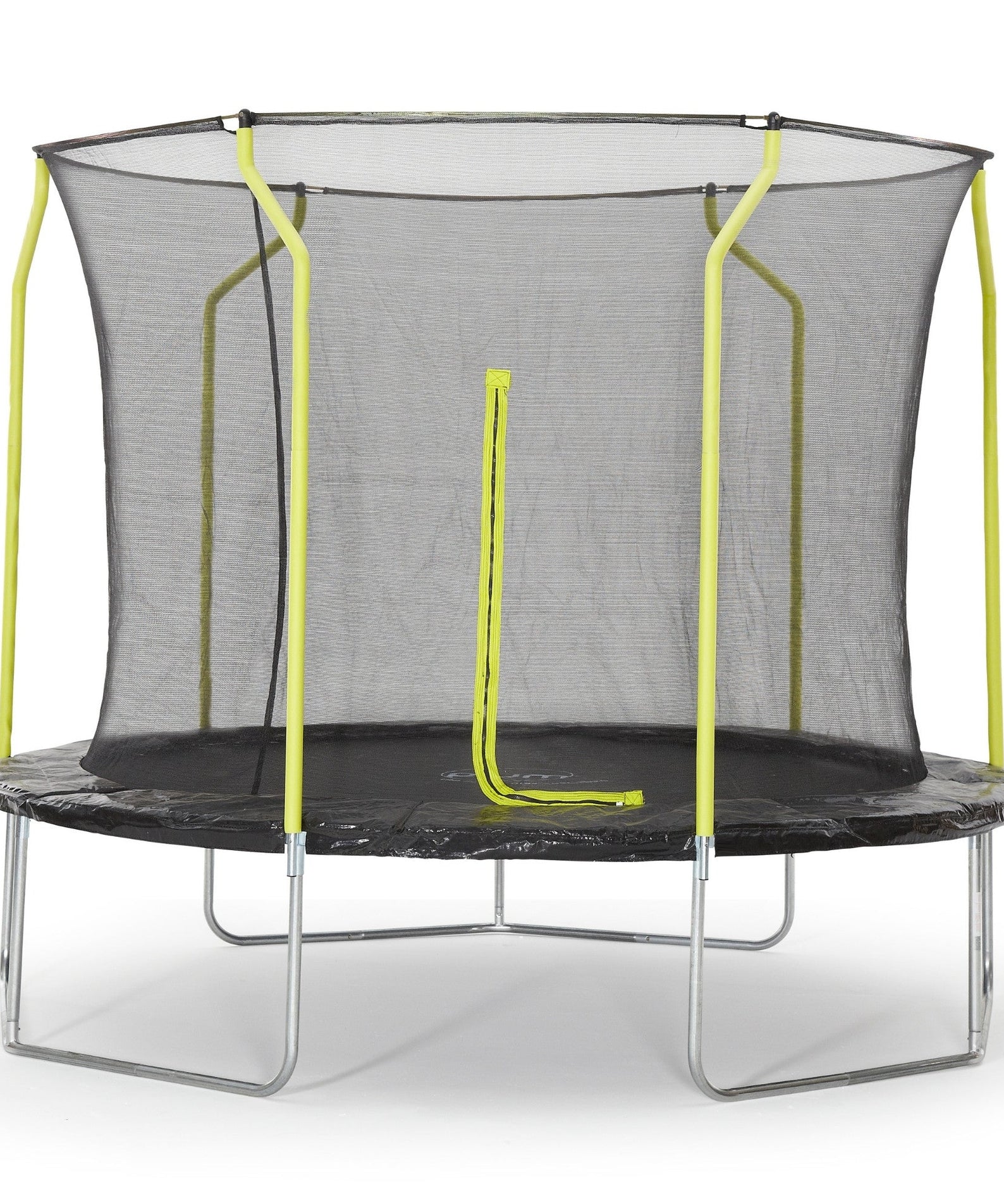 Plum 10ft Springsafe Jumper Trampoline with Enclosure, Safety Net and Foam Pad Protection, Stable Recreational Outdoor Toy with UV, Rust + Weather Protection, Suitable for Kids 6 Years and Above